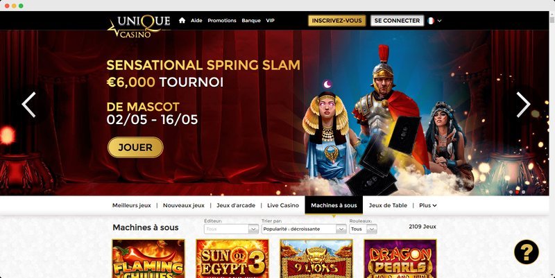 France - win unique casino application
